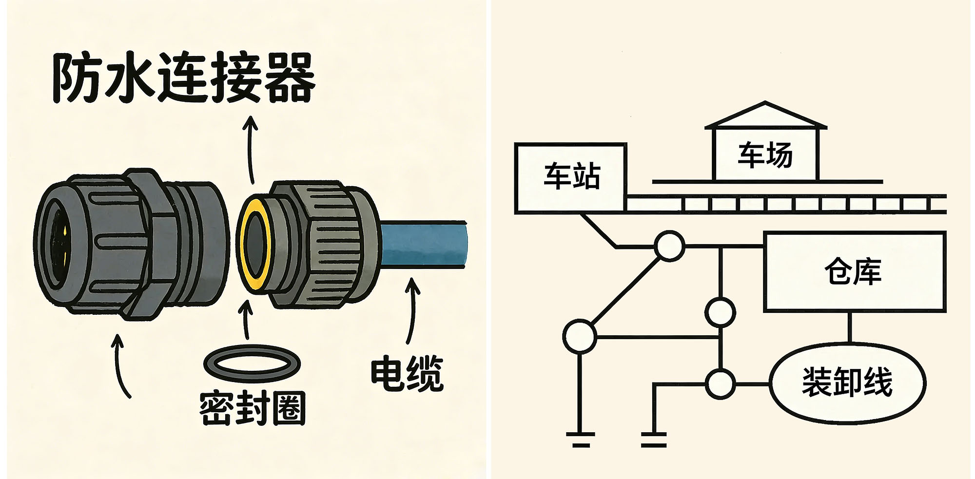 防水电连接器